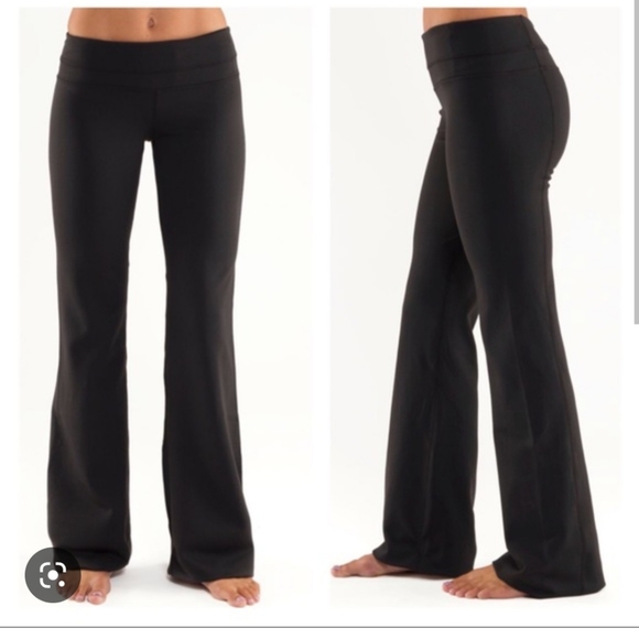 lululemon athletica Pants - Lululemon Athletica Groove yoga pants front tie